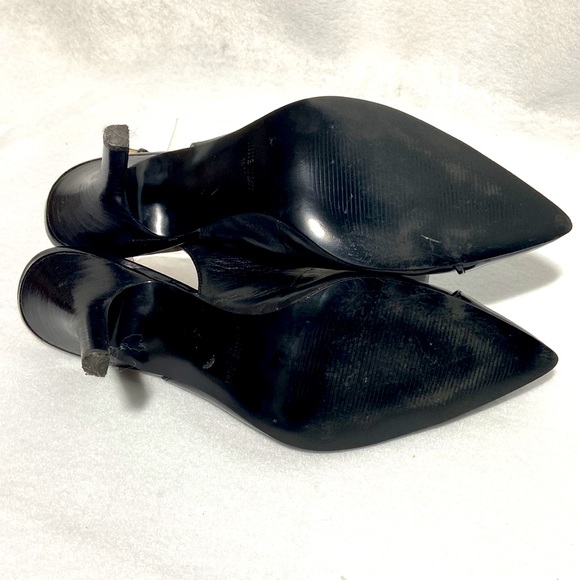 Nine West Leather Sling Back Heels. Size 10M. - Picture 5 of 8